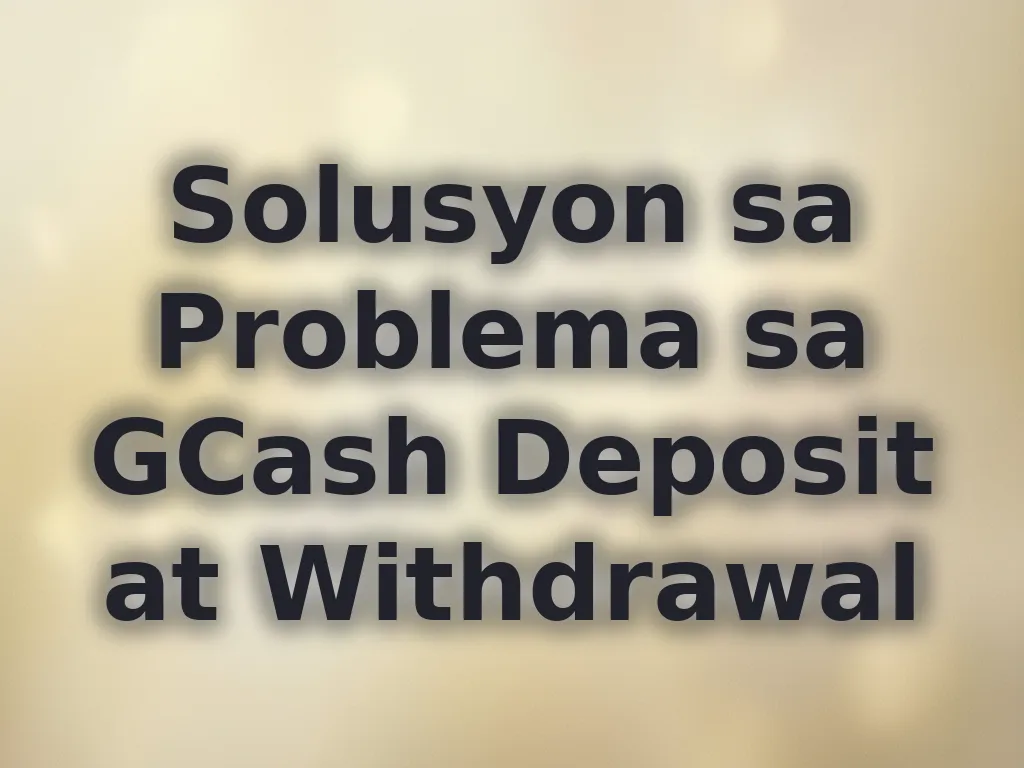 GCash Troubleshooting