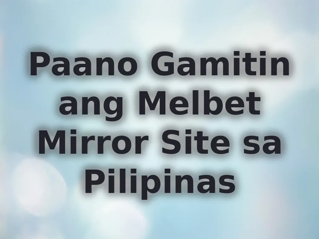 Mirror Site Guide